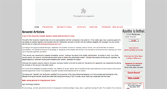 Desktop Screenshot of apathyislethal.org